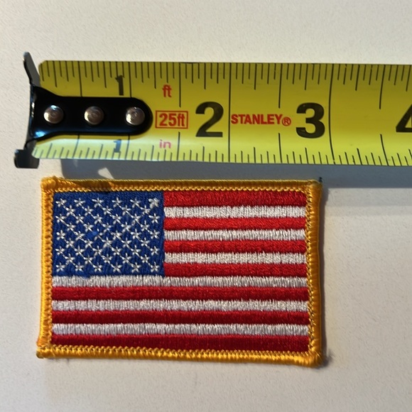 American Flag Sew On Patch - Picture 2 of 3